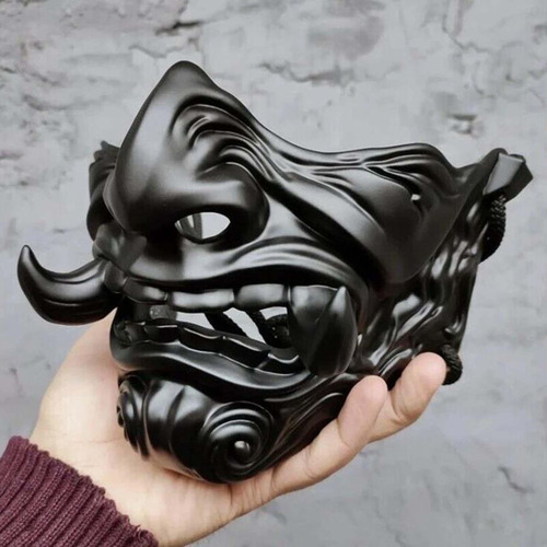 Máscara De Meia Face, Máscara De Cosplay Fantasma Do Diabo