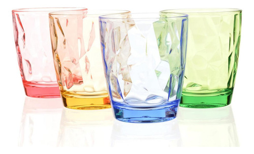 Urmelody 11oz De Copos De Bebida Coloridos Conjunto De Copos