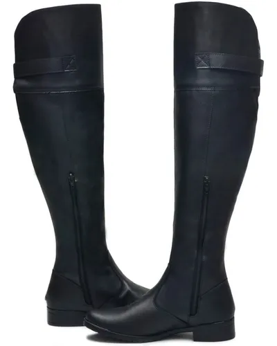 Bota juilli over the knee cano alto joelho preto 2025