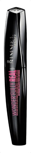 Máscara de pestañas Rimmel London Wonder'Fully Real 0.37 fl oz color extreme black