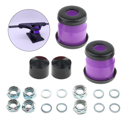 6 Kit De Bujes De Camión De Monopatín Copa De Monopatín