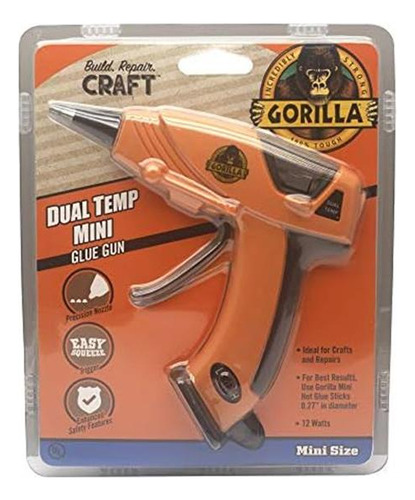 Mini Pistola De Pegamento Caliente Gorilla Dual Temp, Paquet