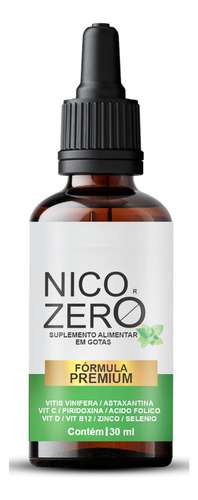 1 Nicozero Original 30ml - Pare De Fumar - Loja Oficial 