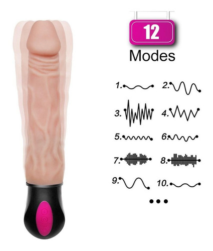 Imagem 2 de 9 de 27cm Aquecimento Elétrico Simulação Soft Penis1