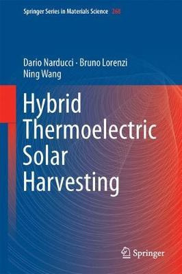 Libro Hybrid And Fully Thermoelectric Solar Harvesting - ...