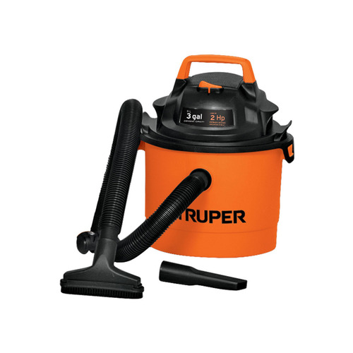 Aspiradora De tacho Truper ASPI-03 11L naranja y negra 120V 60Hz