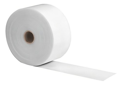 Entretela para hacer cortinas de 20 m x 10 cm de ancho, 150 g/m², color blanco