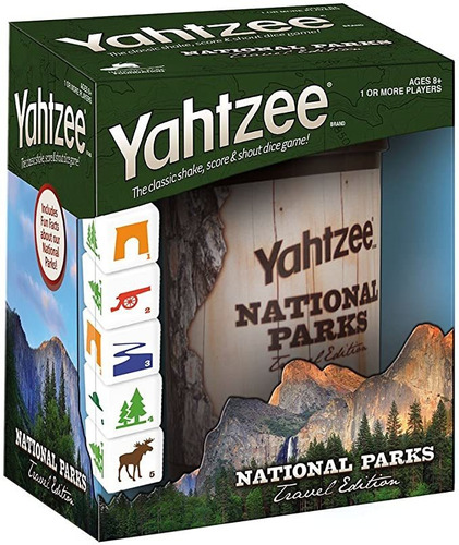 Yahtzee National Parks Travel Edition | Juego Clásico De D.