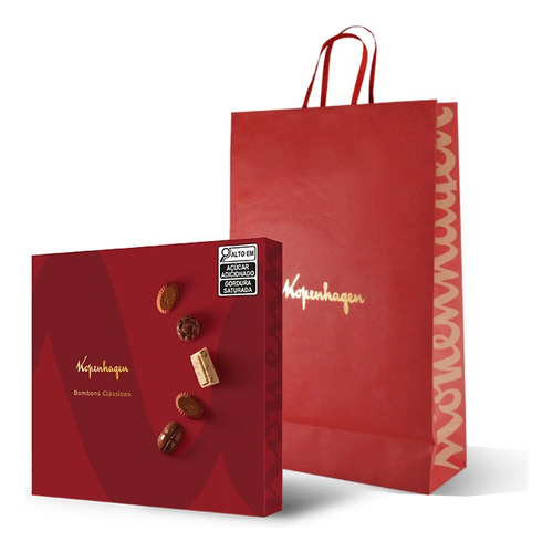 Caixa Bombom Classics 180g Kopenhagen - Amargo E Frutas