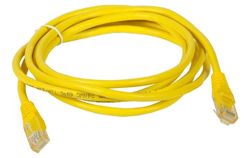 Patch Cord Exelink Cat 6 Amarillo 60cm