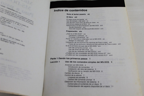 L3832 Microsoft Ms Dos -- Paso A Paso Curso Oficial De Micro (Usado)