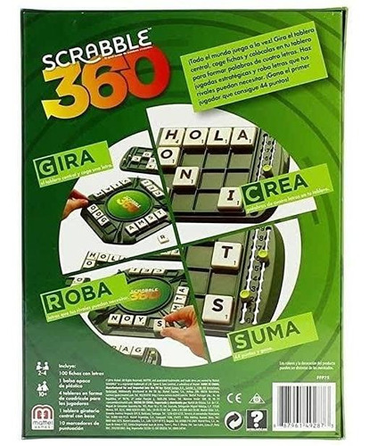 Scrabble 360 Juego De Mesa