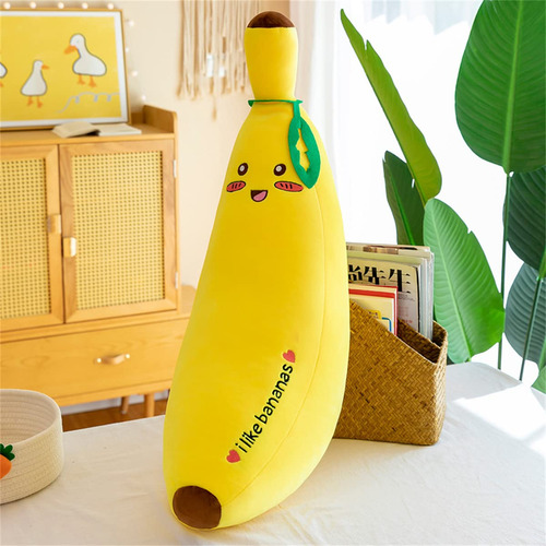 Zrlabl Linda Almohada De Juguete De Plátano Suave, Regalos