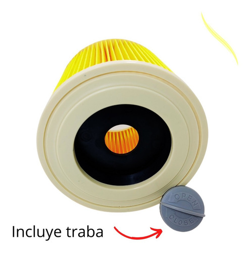 Imagen 2 de 7 de Filtro Hepa Para Aspiradora Karcher Wd3200 Wb3 Nt20 Nt/38 27