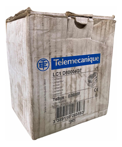 Contatora Tetrapolar Tesys 125a 4p Na Lc1d80004g7 120vca