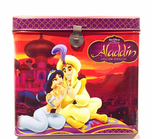 Disney Aladdin Cofre Metálico