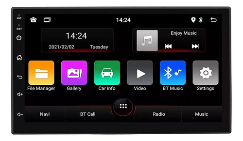 Radio Android 7  2 Din Apple Carplay Kbt  Kar2-72