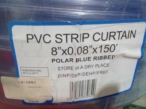 Imagen 6 de 7 de Cortinas Transparente De Pvc Para Refrigeración