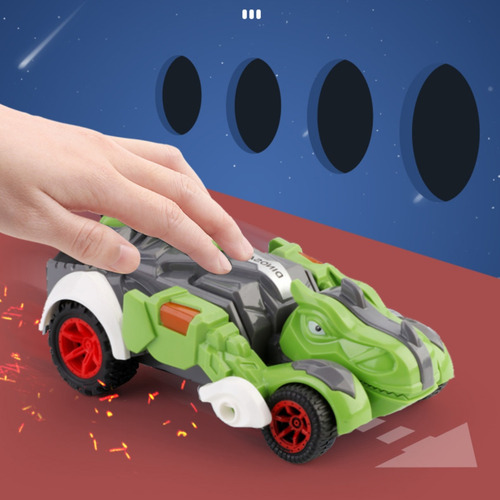 Brinquedo De Deformação Inercial N Player Dinosaur Car Model