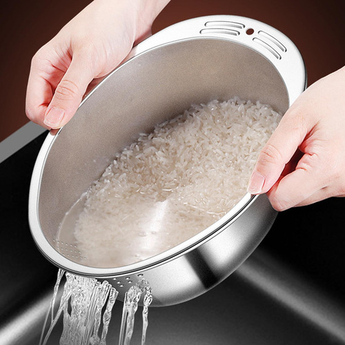 Cesta De Colador De Arroz Colador De Limpieza De Alimentos,