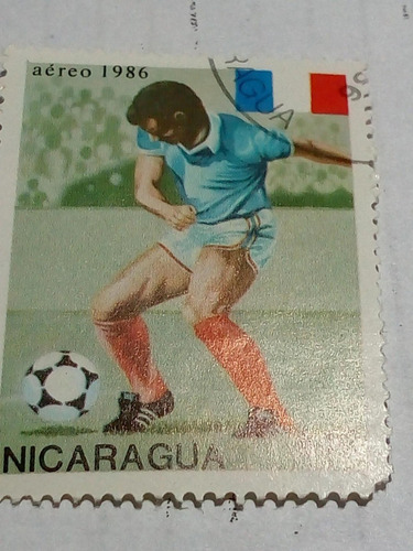 Estampilla Nicaragua  -120-         Cs10            (4)