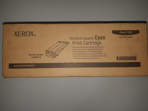 Toner Original Xerox Phaser 6180 Cyan 113r00719
