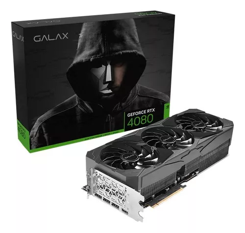 Placa De Vídeo Nvidia Galax Rtx 4080 Sg 16gb Gddr6x Com Nf-e