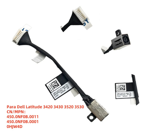Power Jack Carga Dell Latitude 15 (3520) 14 (3420) 0hjw4d