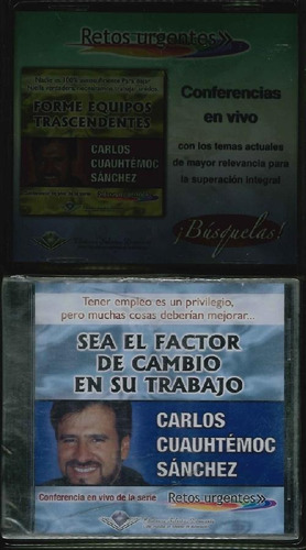 Libro Sea El Factor De Cambio En Su Trabajo De Carlos Cuauht