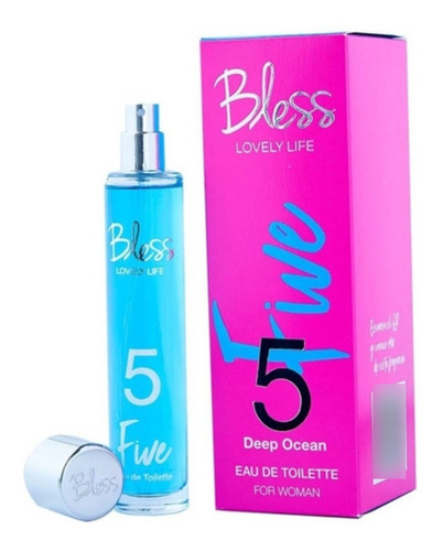 Bless Lovely Life Deep Ocean 5 Five Edt X 50ml