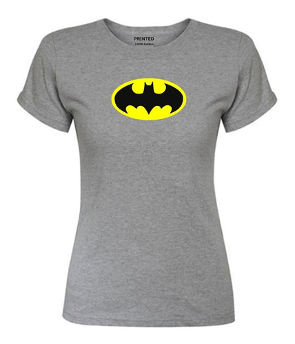 Polera Mujer Estampada Batman