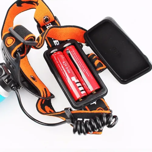 Linterna Minera Recargable 4 Modos Luz Manos Libres Zoom 298
