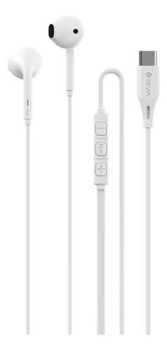 Auricular Devia Kintone Series A3 Tipo-c - Cover Company Color Blanco