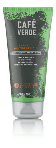 Shampoo Multibenefício Café Verde 180ml-l'occitane Au Brésil