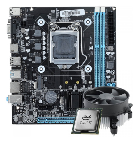Kit Upgrade Gamer I7 3.8ghz + Placa Mae + 16gb Ram + Ssd 1tb Cor Verde