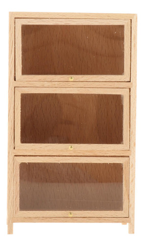 Estantería De Madera Para Casa De Muñecas 1/12,