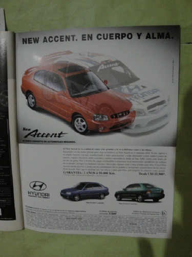 Publicidad Hyundai Accent Año 1999