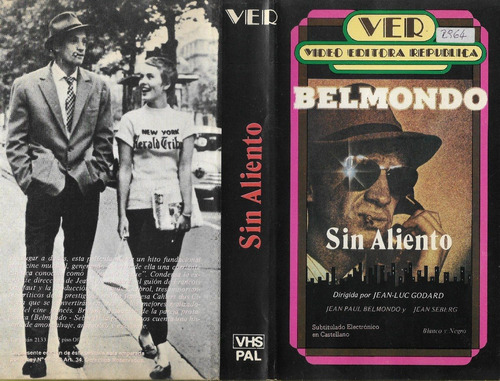 Sin Aliento Vhs Jean-paul Belmondo Jean Seberg