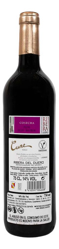 Pack De 6 Vino Tinto Cune Roble 14º 750 Ml