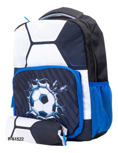 Mochila Escolar Primaria 1 - 2 Grado Calidad Premium Futbol