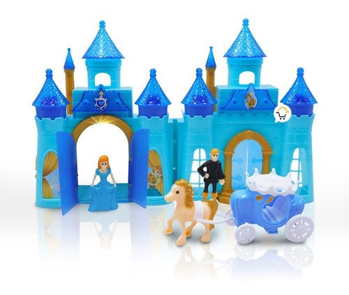 Castillo Plegable Musical Luz Princesa Juguete Niñas Cb6885f