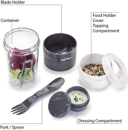 Imagen 6 de 6 de ¡ Rebanador Cortador Spiral Slicer 2 Vegetales En Espiral !!