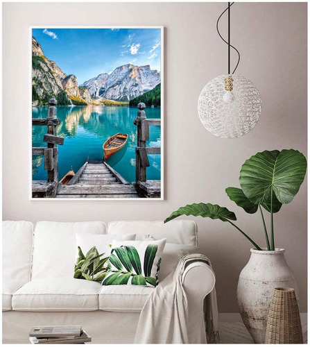 Imagen 5 de 8 de 5d Pintura Por Diamantes Kit Paisaje