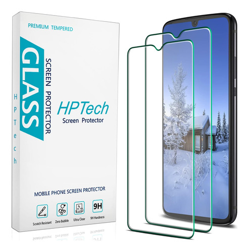 Protector Pantalla Hptech Moto Z4 [2-pack] Película Vidrio /