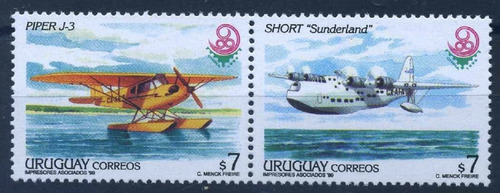 1999 Transportes- Aviones - Uruguay ( Sellos) Mint