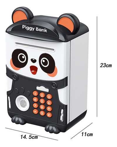 Wfl Panda Piggy Bank Caja De Dinero De Desplazamiento