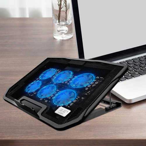 Almohadilla De Enfriamiento Para Computadora Portátil Con 6