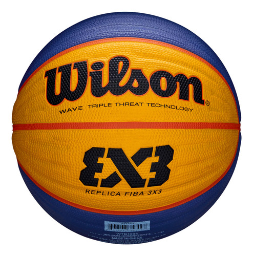 Balón de baloncesto Wilson Replica Fiba 3x3 Blue E Am