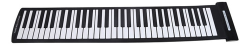 W Portátil 61 Teclas Flexible Roll-up Piano Usb Midi