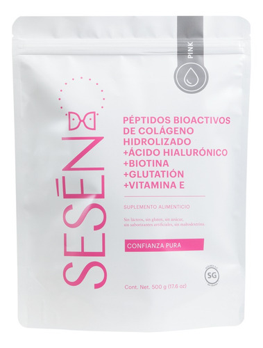 Colageno Hidrolizado Sesen C/acido Hialuronico Y Biotina Sfn Sabor Sin sabor